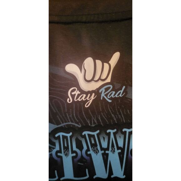 RAD custom apparel black/blue t-shirt - Picture 9 of 9